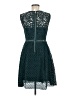 Pinko 100% Polyester Teal Cocktail Dress Size 8 - photo 2