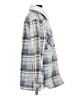 Thread & Supply 100% Polyester Plaid Gray Jacket Size S - photo 4