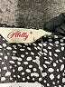 Alelly 100% Polyester Polka Dots Black Casual Skirt Size L - photo 4