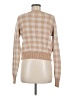 William Rast Checkered-gingham Tan Cardigan Size M - photo 2