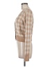 William Rast Checkered-gingham Tan Cardigan Size M - photo 5