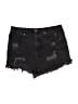 Mossimo Supply Co. Hearts Black Denim Shorts Size 8 - photo 1