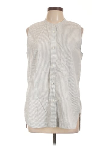 Vince. Sleeveless Button-Down Shirt (view 1)
