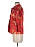 Boston Proper 100% Polyester Floral Red Jacket Size 6 - photo 5