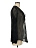 Hale Bob Black Long Sleeve Silk Top Size M - photo 4