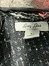 Lucky Lotus Tweed Black Pullover Sweater Size L - photo 7