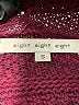 Eight Eight Eight Chevron-herringbone Burgundy Pullover Sweater Size S - photo 7