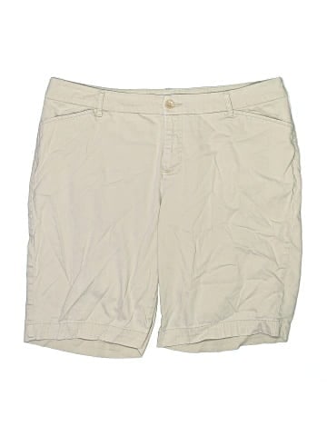 St. John's Bay Khaki Shorts (view 1)