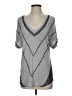 Haute Hippie 100% Modal Gray Short Sleeve Top Size S - photo 1