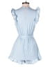 LoveRiche Solid Blue Romper Size S - photo 2