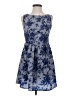Olive and Oak 100% Polyester Paisley Blue Cocktail Dress Size S - photo 1