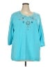 Quacker Factory Teal Pullover Sweater Size 2X - photo 1