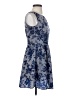 Olive and Oak 100% Polyester Paisley Blue Cocktail Dress Size S - photo 4
