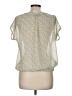 Zara TRF Ivory Short Sleeve Blouse Size M - photo 2