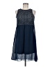 Gianni Bini 100% Polyester Stars Blue Cocktail Dress Size M - photo 1