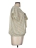 Zara TRF Ivory Short Sleeve Blouse Size M - photo 4