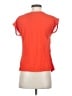 Boden Orange Short Sleeve Blouse Size 4 - photo 2