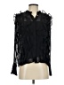 J.Crew 100% Cupro Black Long Sleeve Blouse Size 0 - photo 1