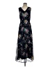Merona 100% Polyester Floral Black Cocktail Dress Size S - photo 1