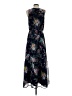 Merona 100% Polyester Floral Black Cocktail Dress Size S - photo 2