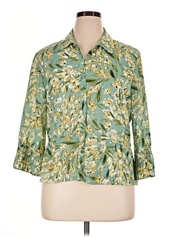 Emma James 3/4 Sleeve Blouse (view 1)
