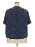 Downeast Polka Dots Blue Short Sleeve T-Shirt Size XXL - photo 2
