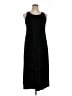 Onyx Nite Solid Black Casual Dress Size 14 - photo 1