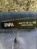 Zara Plaid Checkered-gingham Blue Blazer Size 11 - 12 - photo 3