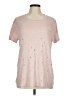 IRO 100% Linen Pink Short Sleeve Top Size Med (2) - photo 1