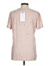 IRO 100% Linen Pink Short Sleeve Top Size Med (2) - photo 2