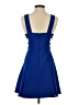 BCBGMAXAZRIA Solid Blue Cocktail Dress Size 2 - photo 2