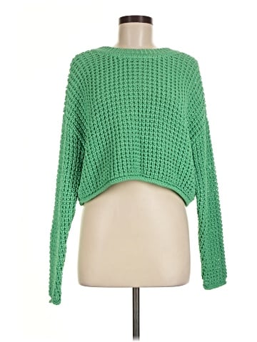 Aqua Pullover Sweater (view 1)