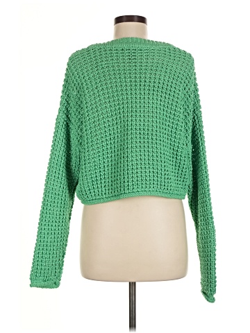 Aqua Pullover Sweater (view 2)
