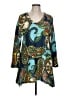 Win Win Paisley Teal Casual Dress Size Lg - XL - photo 1