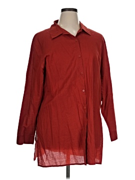 Eileen Fisher 3/4 Sleeve Button Down Shirt