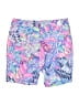 Lilly Pulitzer 100% Cotton Paisley Blue Khaki Shorts Size 6 - photo 2