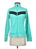 Be Inspired 100% Polyester Stripes Teal Track Jacket Size S - photo 1