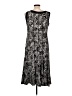 Perceptions Paisley Black Casual Dress Size 12 - photo 2