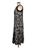 Perceptions Paisley Black Casual Dress Size 12 - photo 5