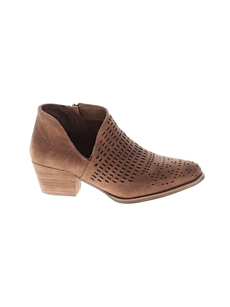 Pre-owned Very G Ankle Boots In Brown