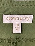 Crown & Ivy Solid Green Active Pants Size 16 - photo 7