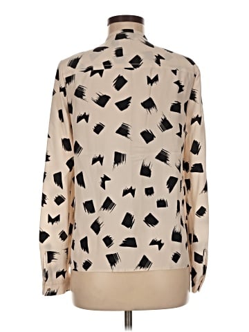 Diane von Furstenberg Long Sleeve Silk Top (view 2)
