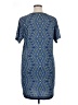 Max Studio Print Blue Casual Dress Size XL - photo 2