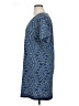 Max Studio Print Blue Casual Dress Size XL - photo 5