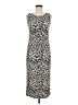 Easel Animal Print Ivory Casual Dress Size M - photo 1