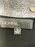 Donna Ricco Solid Black Cocktail Dress Size 12 - photo 7