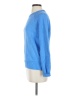 Evereve 100% Cotton Solid Blue Pullover Sweater Size S - photo 5