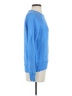 Evereve 100% Cotton Solid Blue Pullover Sweater Size S - photo 4