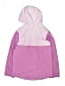 Cat & Jack 100% Polyester Color Block Purple Raincoat Size 8 - photo 2