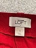 Ann Taylor LOFT 100% Cotton Solid Red Shorts Size 6 - photo 3